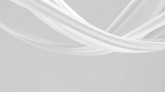 stretched polyethylene closeup, exhibiting tensile features, attracting the eye with flowing lines, photorealistic, against a neutral background isolating the subject, highly detailed, slight motion capture effect, 4K sharpness, translucent white, balanced lighting, shot with a zoom lens.